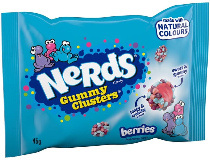 Nerds Gummy Clusters Berries 45gr 20x