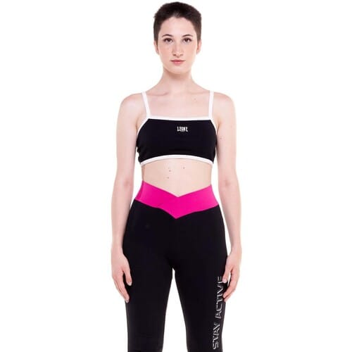 Sport BH Leone 1947 Woman Rib Black Boring