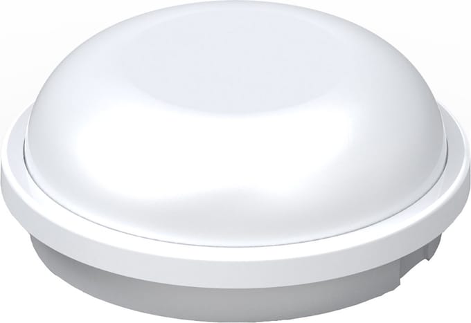 LED Plafondlamp - Badkamerlamp - Opbouw Rond - Waterdicht IP65 - Natuurlijk Wit 4200K - Mat Wit Kunststof