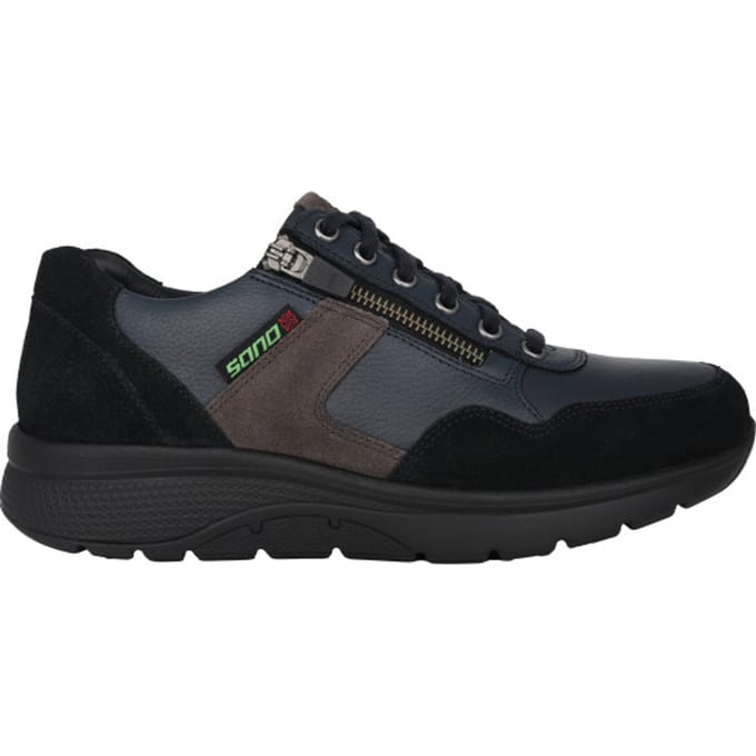 Mephisto Sano Amory - heren rollende wandelsneaker - Blauw - maat 40.5 (EU) 7 (UK)