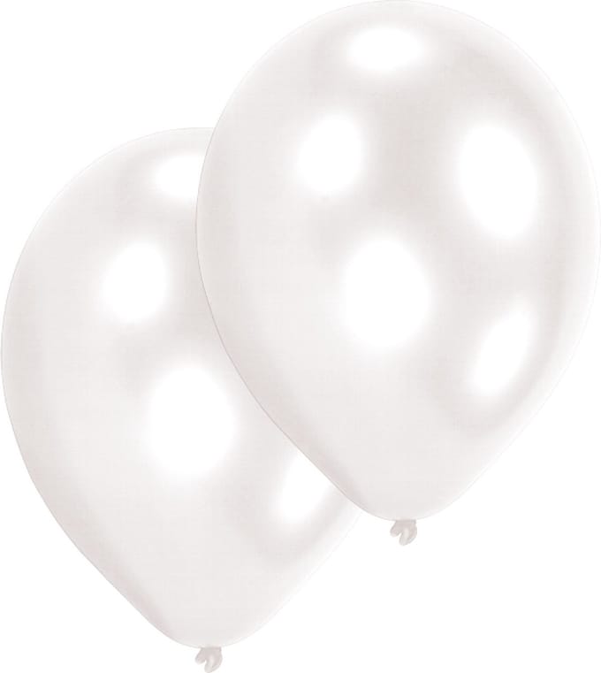 Amscan Ballonnen Parel Wit 10 Stuks 28 Cm