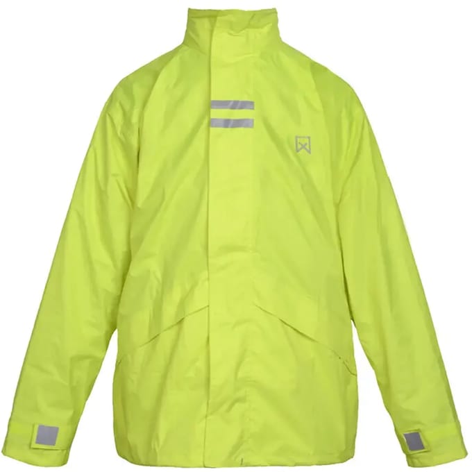 Willex - Regenjack - 100% Waterdicht - Hoog Draagcomfort - Neongeel - Maat S
