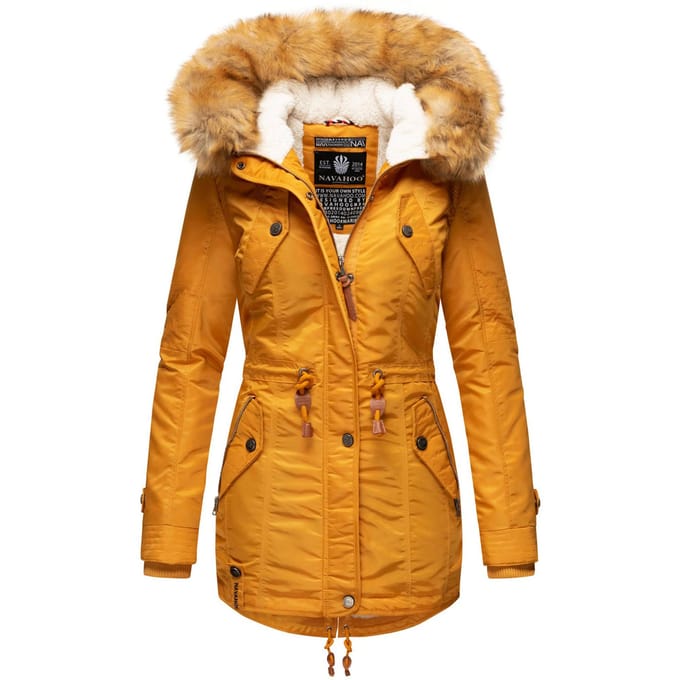 Navahoo Dames Winterjas B399 – Warm, Waterafstotend & Met Afneembare Bontkraag