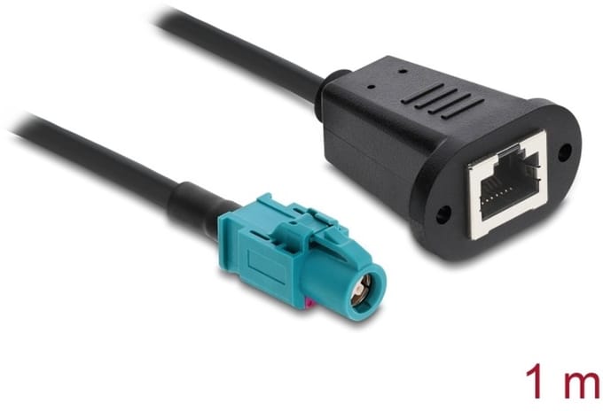Delock Cable HSD Z female to RJ45 jack 1 m