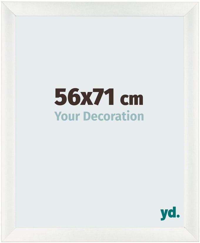Your Decoration - Fotolijst 56x71 cm - MDF - Wit Geveegd - Pisa
