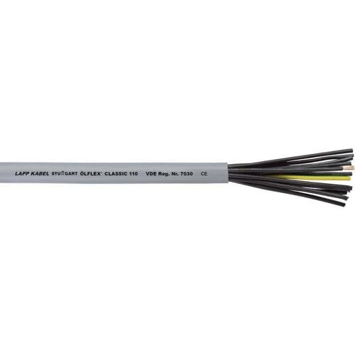 LAPP ÖLFLEX® CLASSIC 110 Stuurstroomkabel 18 G 1 mm² Grijs 1119218/500 500 m