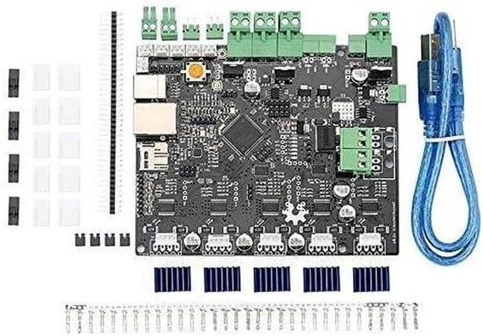 3D Printer Moederbord - CNC Controle Board - Firmware Ontwikkeling - Open Source Hardware - 1 Gram - Zwart
