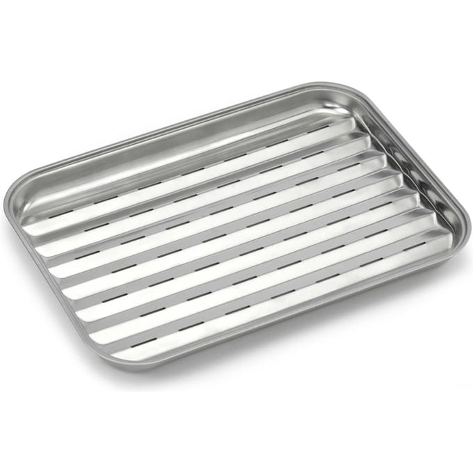 Barbecook Herbruikbare Grillpan - Barbecuepan-Grillpan-BBQ Schaal - RVS 34.5x24cm