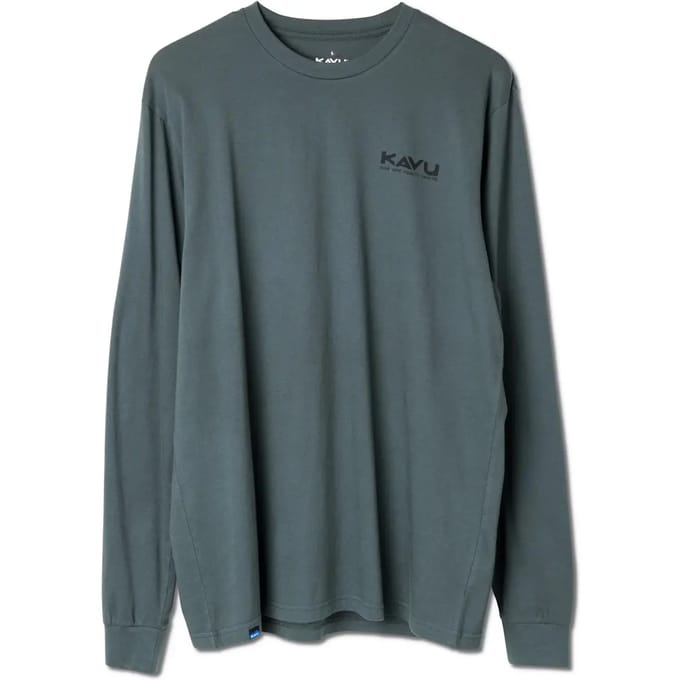 T-shirt met lange mouwen KAVU Etch Art