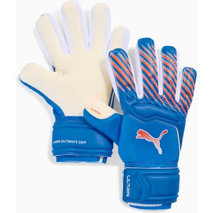 Puma Ultra Pro JR NC Blue Orange - Keepershandschoenen - Maat 4