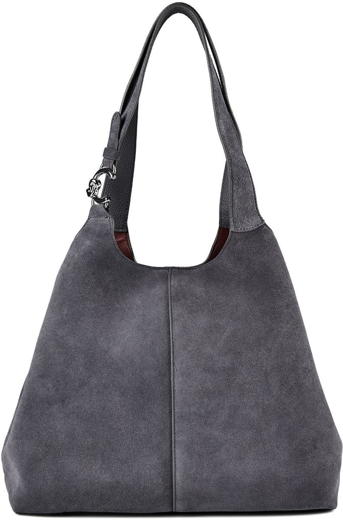 Coccinelle C-Easy Suede - Shopper L 35 cm (warm taupe)
