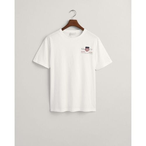 Gant T-Shirt Archive Shield Embroidery Wit / male