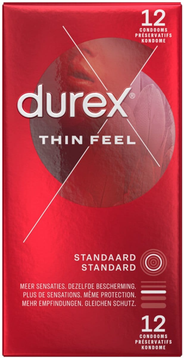 Durex - Condooms - Thin Feel - 2x 12 stuks - Voordeelverpakking