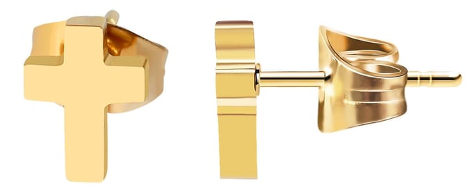 AKZENT Akzent unisex oorbellen Adeni, ionenplating
