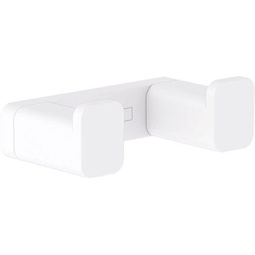 Hansgrohe AddStoris Q handdoekhaak dubbel - mat wit