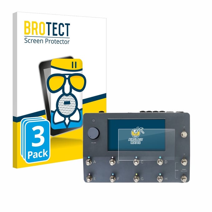 BROTECT - Screenprotector voor Neural DSP Quad Cortex - Folie Beschermfolie Beschermglas matte 3 Stuks