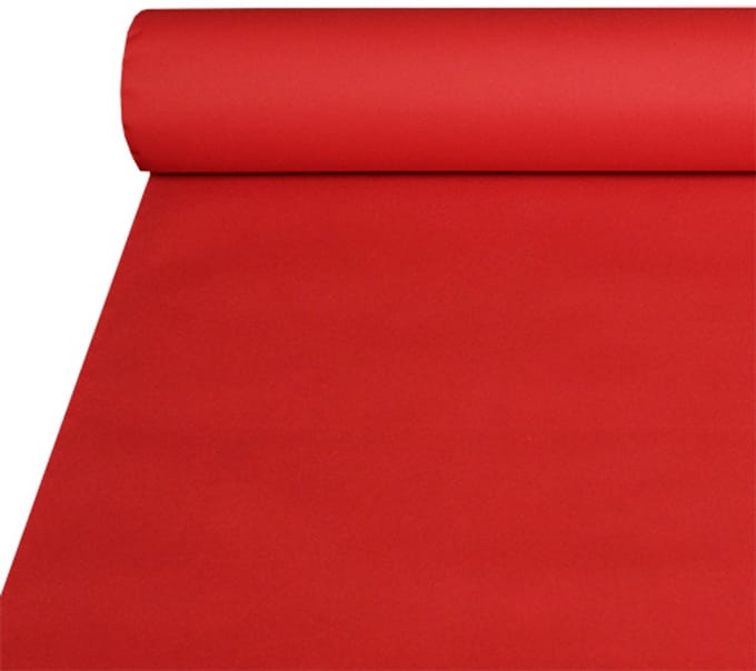 Tafelkleed, Airlaid 20 m x 1,2 m rood