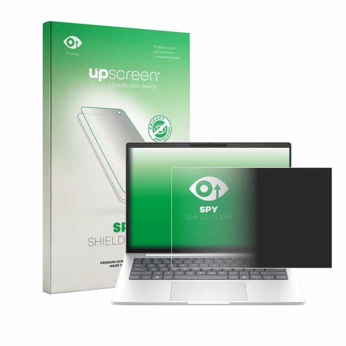 upscreen - privacy screenprotector voor HP EliteBook 8 G2i 14" - Folie Beschermfolie Blauwlichtfilter