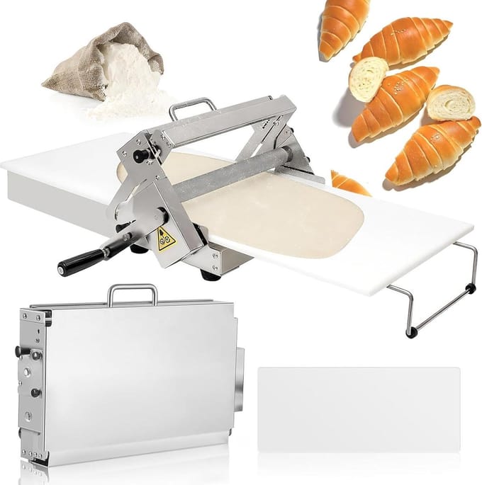 Deegroller - Kneder machine - Bakkerij thuis - 55 dikte-instellingen - 83x49 cm - Meerkleurig