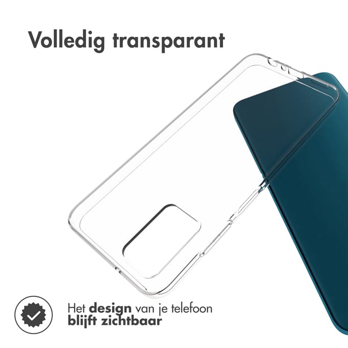 Accezz Hoesje - Geschikt voor Nokia G22 - Clear Backcover - Transparant