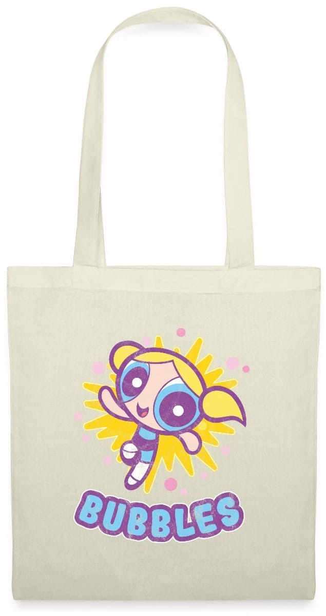Powerpuff Girls Bubbles Vintage Tas Van Stof Schoudertas