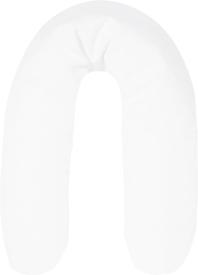 Polydaun Voedingskussen - katoen - 35x170 cm - Wit
