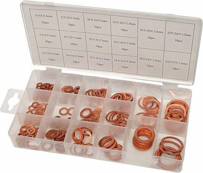 HBM 205 Delig Koperen Ringen Assortiment