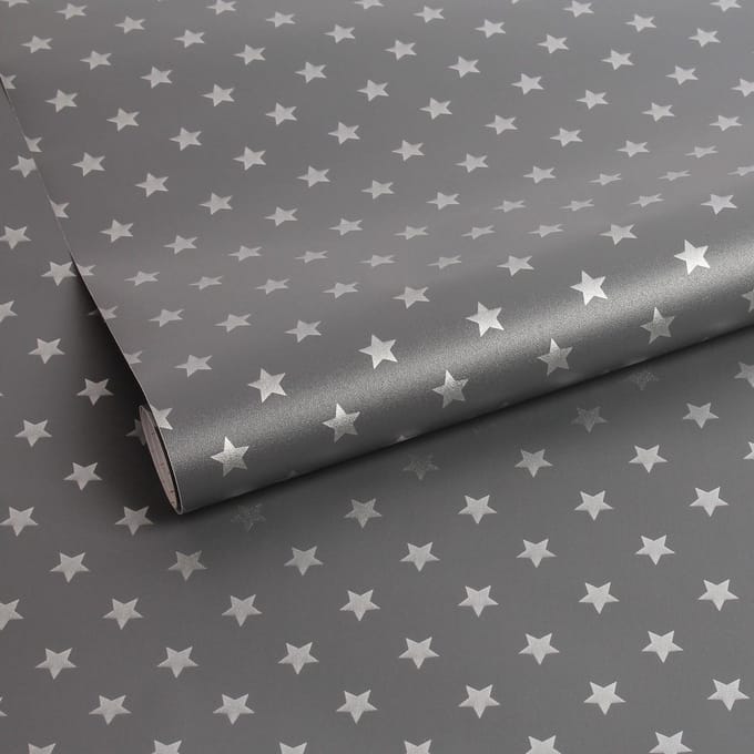 d-c-fix - Zelfklevende Decoratiefolie - Sterren grijs - 45x200 cm
