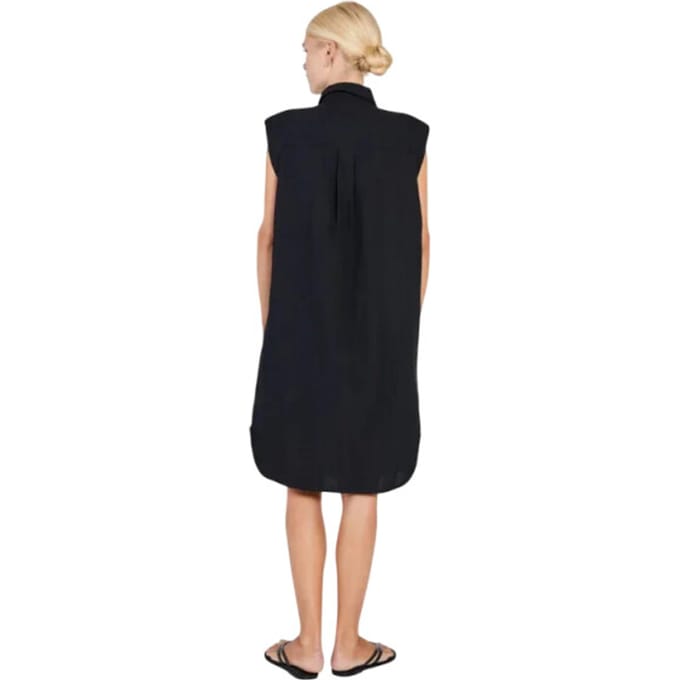 Norr Mara shirt dress black -
