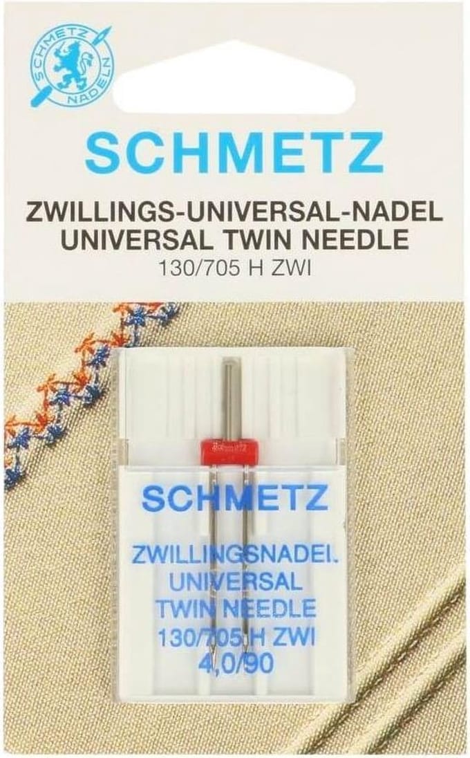 Naaimachinenaalden tweelingnaald 4,0mm/dikte 90