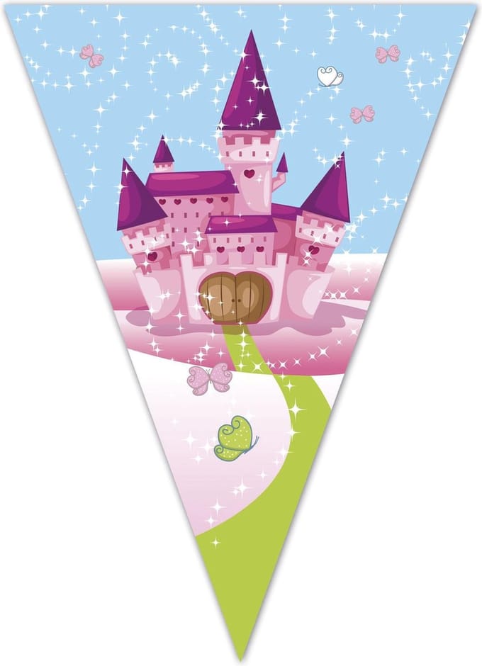 Wefiesta - Unicorn pink - Vlaggenlijn (4,6 meter)