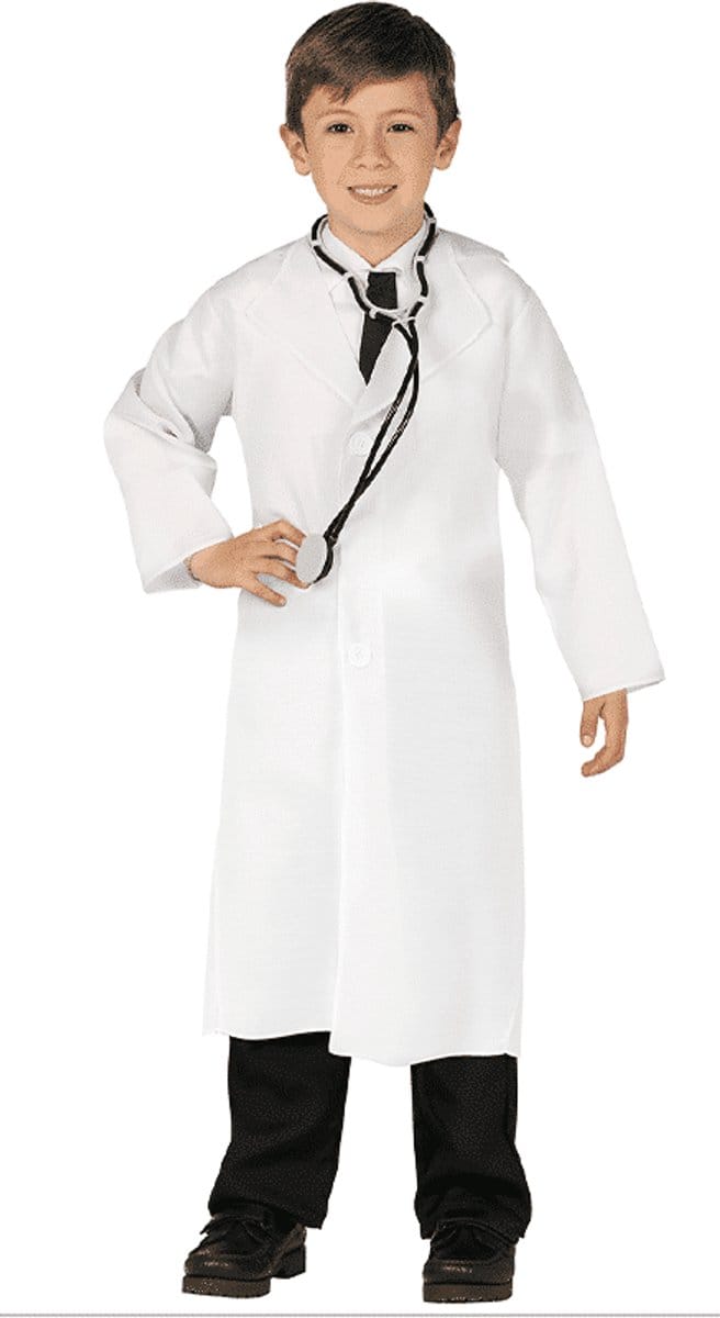 Fiestas Guirca Verkleedpak Dokter Junior Polyester Mt 10-12 Jaar