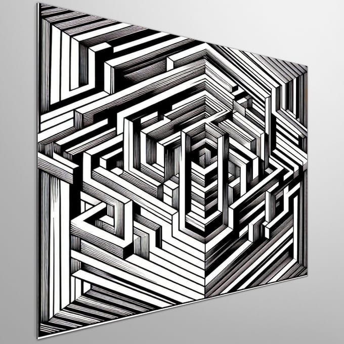 Kunstprint | Wanddecoratie | Dibond | 20 × 20 cm
