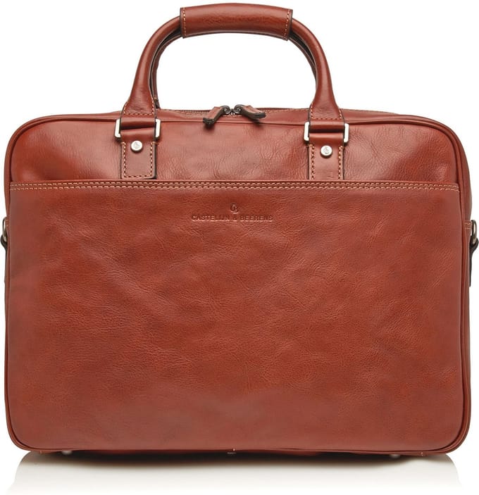 Castelijn & Beerens Verona Business RFID Laptoptas 15.6''| Lichtbruin