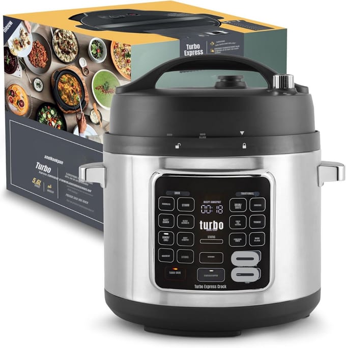 SCH® Multicooker - Multicookers - Zilver - ‎35cm x 31cm x 34cm