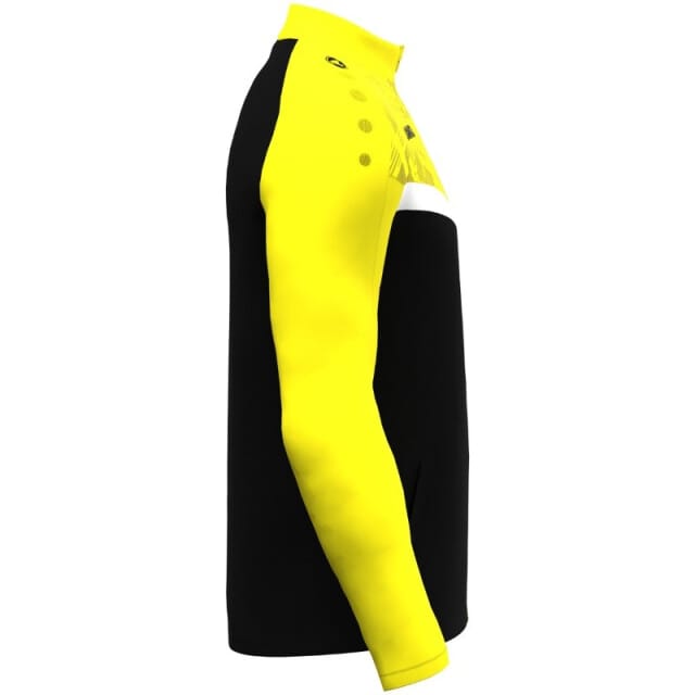 Jako Iconic Polyestervest Kinderen - Zwart / Zachtgeel | Maat: 152