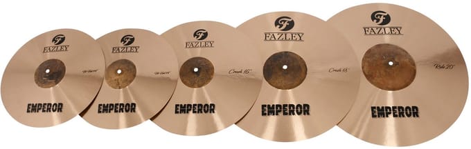 Bekkenset 4-delig - incl. bekkentas - Fazley Emperor Kit