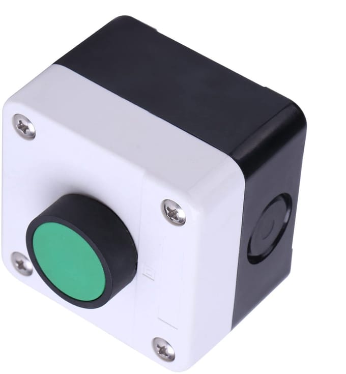 Allecto - Weatherproof Groene Drukknop Control Box voor Poortopener - IP54 Waterdicht