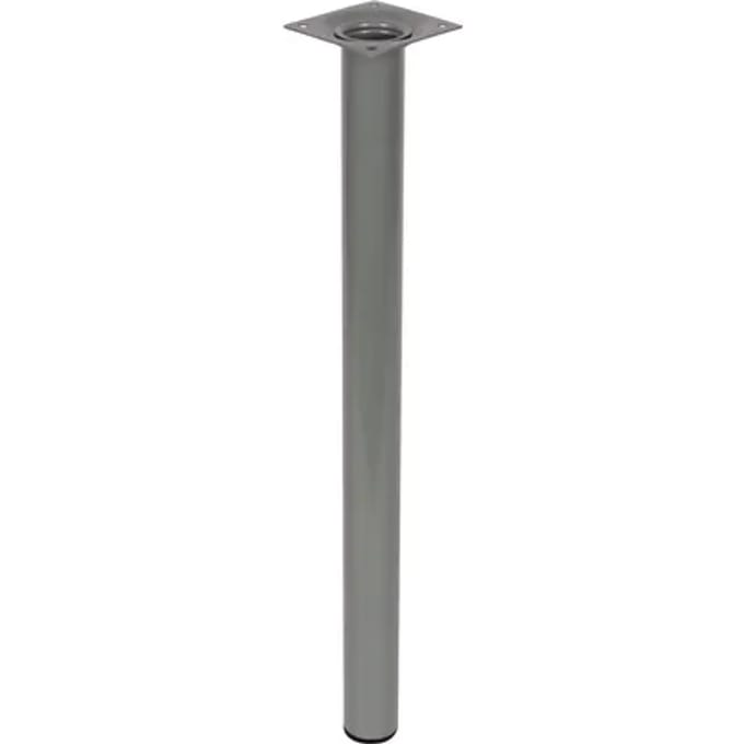 Duraline Meubelpoot Rond Staal 3x40cm Grijs