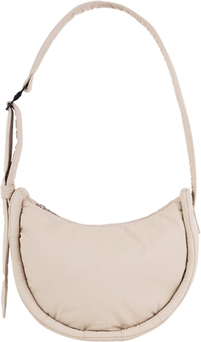 Sandqvist Curve Half Moon Bag S - Schoudertas 26 cm (beige)