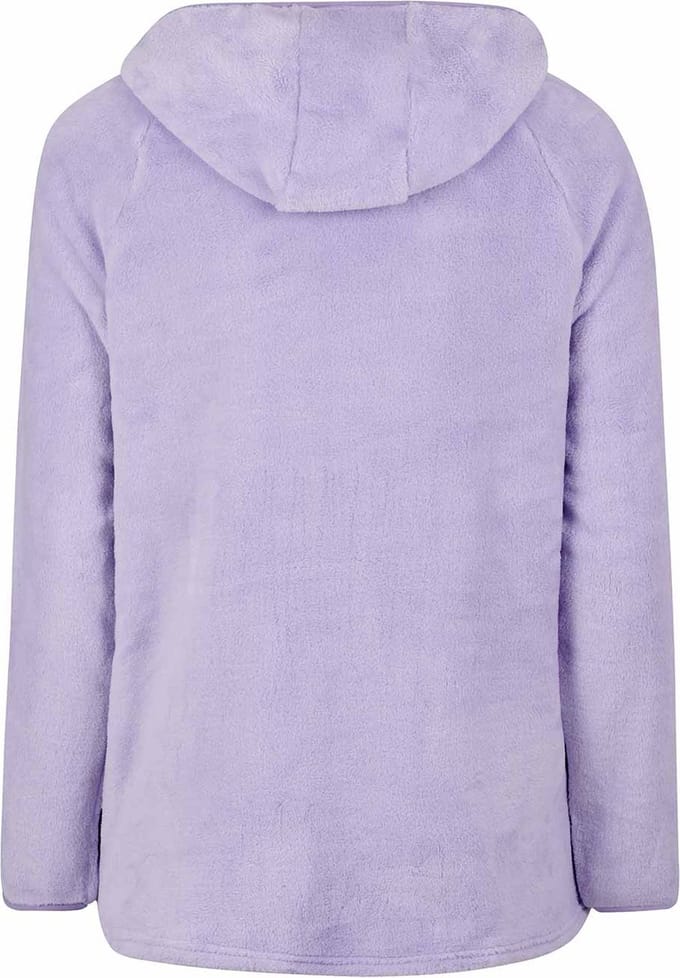 BJØRNSON Rane Micro Fleece - Hoody Trui - Pull-over - Dames - Maat 42 - Lila