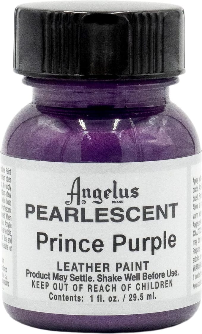 Angelus Leather Acrylic Paint - textielverf voor leren stoffen - acrylbasis - 29,5ml - Parelmoer Rood