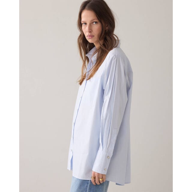 Summum 2s150-12119 423 blouse crispy poplin softblue