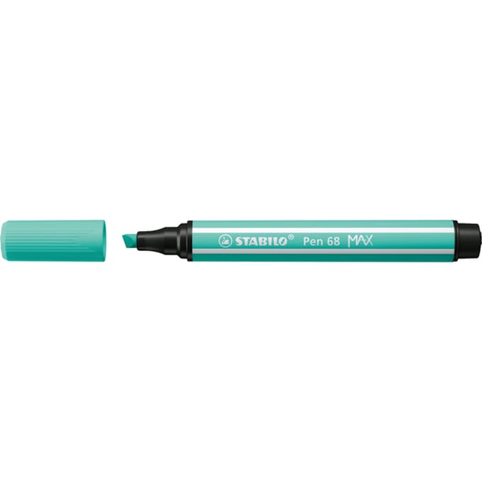 STABILO Pen 68 MAX - Viltstift Met Dikke Beitelpunt - IJsgroen