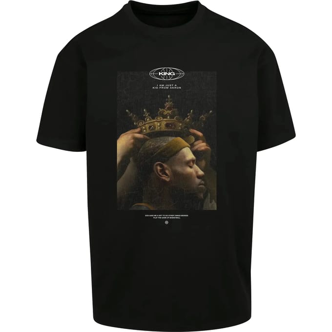 Mister Tee - Kid from Akron Oversize Heren T-shirt - M - Zwart
