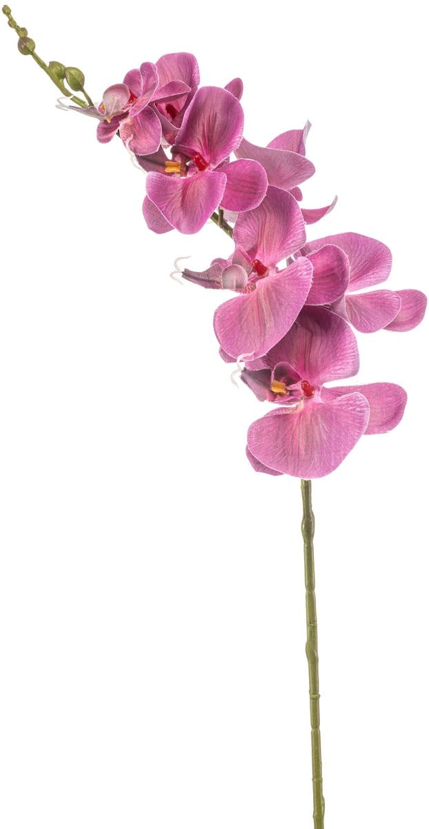 Emerald - Kunstbloem Phalaenopsis fuchsia 84cm - Kunstplant voor binnen