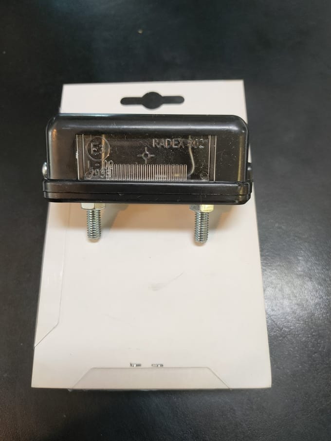Kentekenverlichting 85 x 35 mm