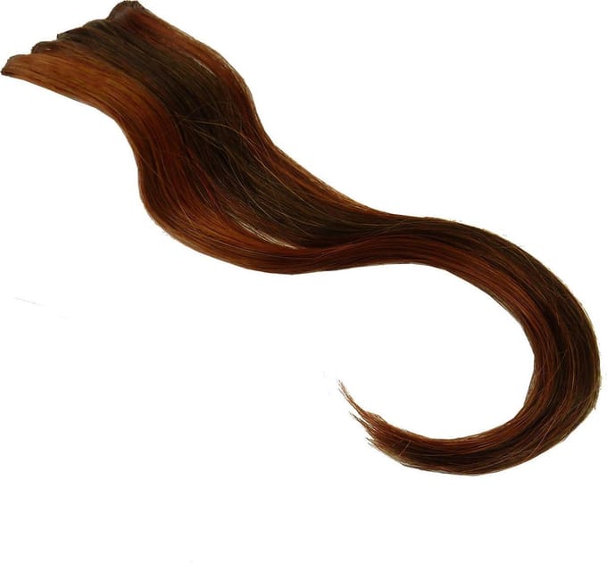 Balmain Hair Make-Up Color Fringe Extensions 30cm Haarstyling clip - Warm Caramel
