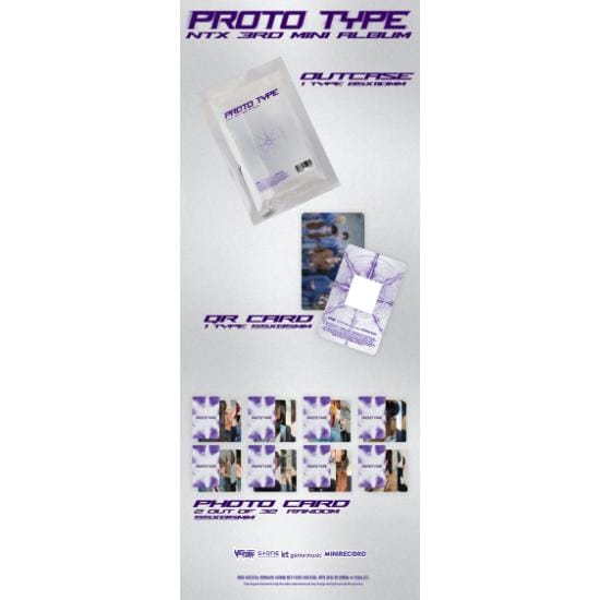 CARD PACK Ver NTX 3e Mini Album PROTOTYPE No POB white