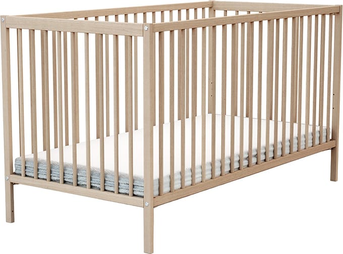 AT4 - Kinderbed ONE in hout Beuken onbewerkt 70 x 140 cm